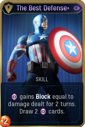 mms captain america cards the best defense