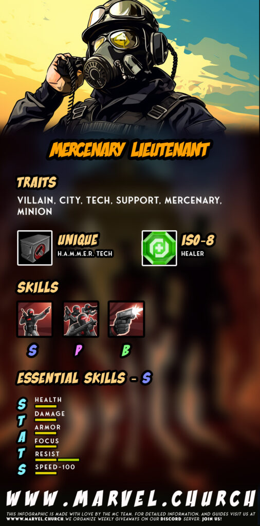 mercenary lieutenant +