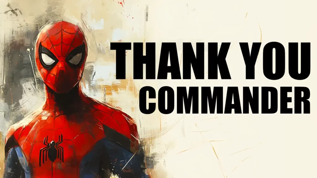 spiderman thank you 25032025