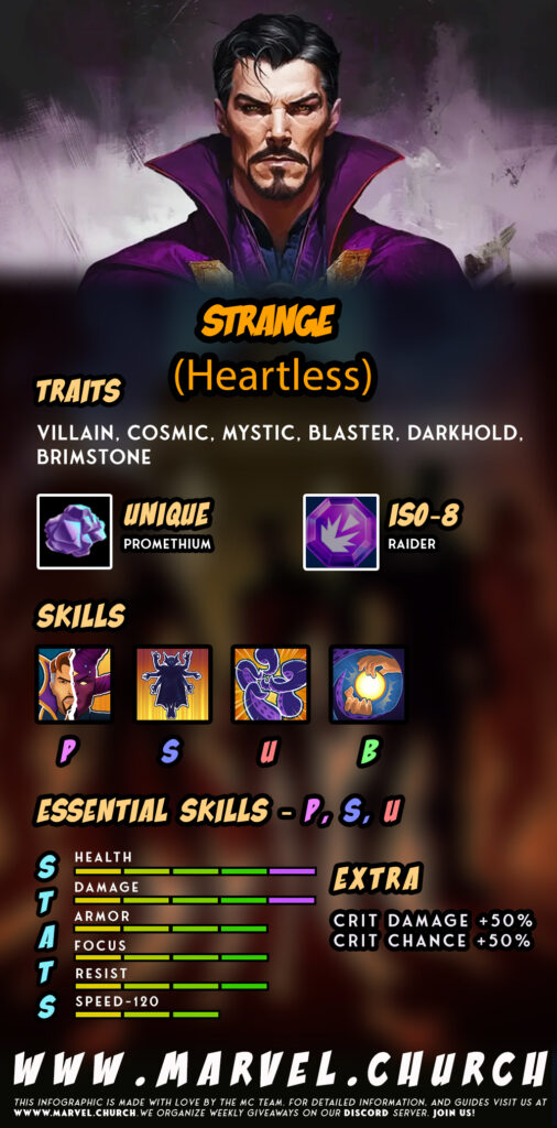 strange (heartless) +u