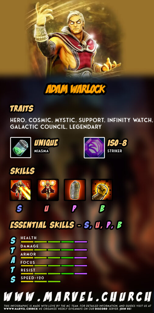 adam warlock +u